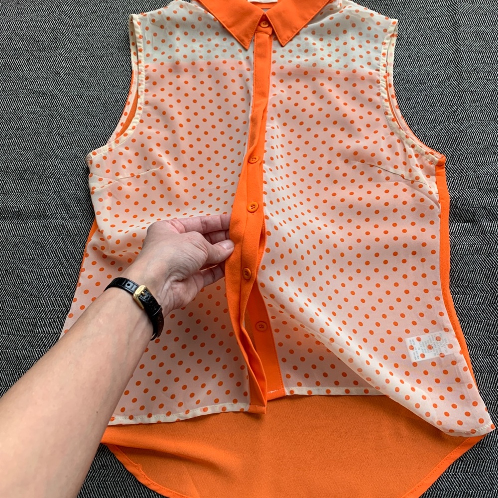 Cute Collared Button Up Print Top Bundle - image 7